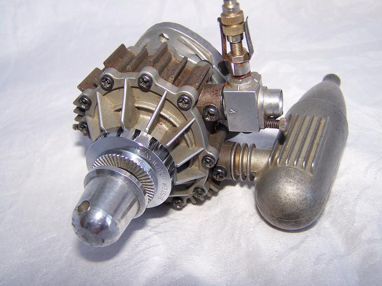 Rotary model sale airplane engine